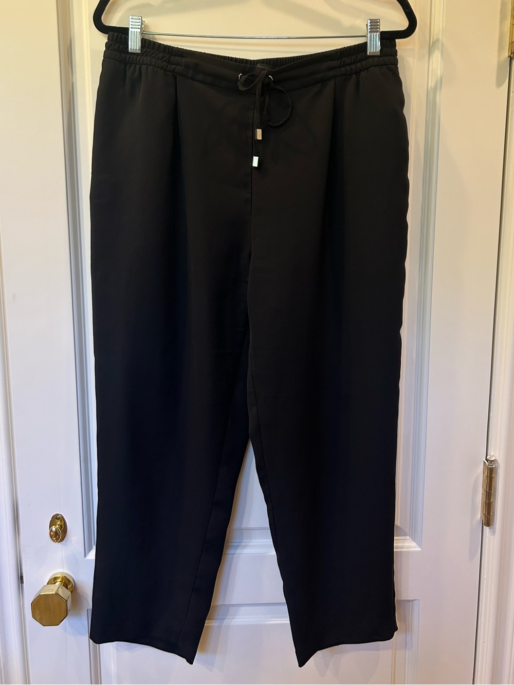 Zara Black Drawstring Trousers